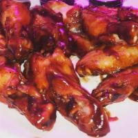 Guillermina'S Wings · Celery and ranch dipping sauce mild (buffalo style) or spicy (macho style) or ( habanero)