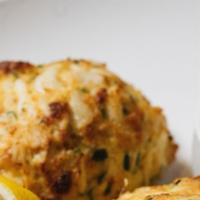 Double Crab Cake Platter · Two 8 oz. jumbo crab cakes, fried or broiled.