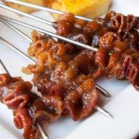 Bacon Pineapple Lolli · 8 skewers of bacon with brown sugar and maple syrup