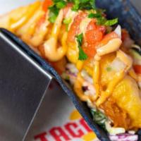 Key West Grouper · tequila battered, chipotle mayo, diced. tomato, slaw
