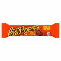 Reese'S Outrageous King · Savor peanut butter, Reese's Pieces Candy, caramel and chocolate all together in one bar. Th...