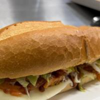Bbq Chicken Sandwich · Grilled BBQ Chicken with lettuce tomato BBQ Sauce and ranch