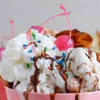 Create Your Own · Choose your yogurt flavor 
Choose a topping 
Whipped cream, mixed nuts and cherry