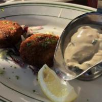 Crab Cakes · Served with spicy mayo