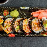 Shrimp Tempura Roll · Avocado, cucumber.

Consuming raw or undercooked meat, poultry, egg, shellfish or seafood ma...