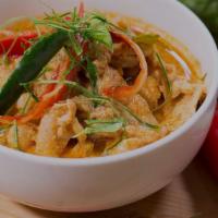 Thai Suki Noodle Soup · Shrimp, scallop, squid, and chicken.