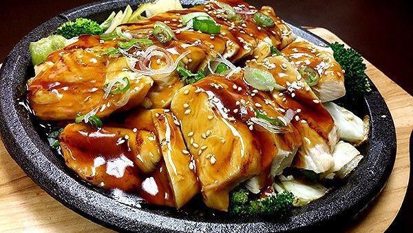 Black Pepper Chicken · Marinated chicken, vegetables and chef special sauce.