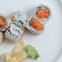 Spicy Tuna Roll · Served with miso soup or house salad.