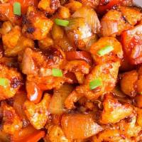 Chili Paneer · Indo Chinese starter or appetizer made by tossing fried paneer in sweet sour and spicy chili...