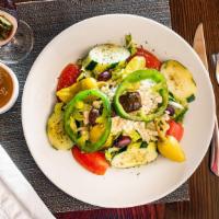 Soup & Greek Salad · Lentil, chicken .