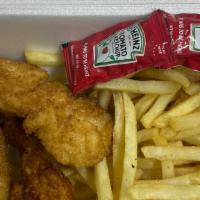Kid'S Chicken Tenders · 3 chkn tenders with fries