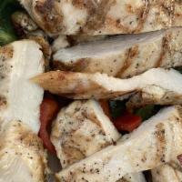 Grilled Chicken Fajita For Two · one pound grilled chicken breast | grilled peppers and onion | flour tortilla | rice and bea...