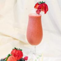 Fresh Fruit Smoothie · Mix your combo, up to three fruits: strawberry, blueberry, raspberry, banana, pineapple, man...