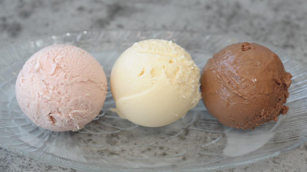 Officer’S Row · A simple yet elegant ice cream sampler. Casually make your way down a street lined with mounds of ice cream while enjoying this fine dessert.