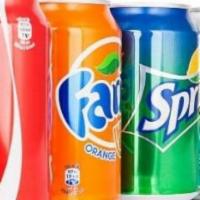 Canned Drinks · Sprite, Coke, Diet Coke, Ginger Ale, and Dr. Pepper