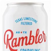 Rambler Sparkling Water · Sparkling Water made right here in Austin