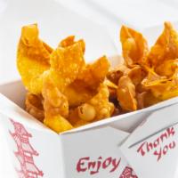 Crab Rangoon · Crab: fried wonton wrapper filled with crab and cream cheese.