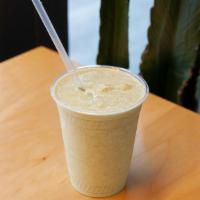 Extra Mile · Made with almond butter, honey, kale, coconut water, coconut yogurt, coconut oil, and ice. A...