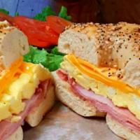 Ham, Egg & Cheese Sandwich · Ham, egg, and American cheese on your choice of bread.