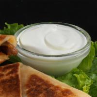 Sour Cream · Creamy sour cream for that delicious finishing touch.