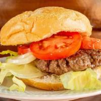 Hamburger · Grilled or fried patty on a bun.