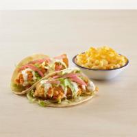3 Taco Meal Classic Fried · 3 Crispy Chicken Tenders with Shredded Lettuce, Pickled Red Onions, and Royals Ranch on Flou...