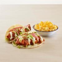 3 Taco Meal Xhot · 3 Crispy Chicken Tenders with Shredded Lettuce, Pickled Red Onions, and Royals Ranch on Flou...