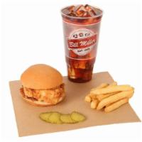 Combo Meal 9 · Crispy Chicken Sandwich, French Fries and a Large Tea