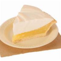 Slice Lemon Meringue Pie · 