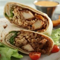 Carne Burrito · Fresh grilled tender ribeye served with your choice of rice, and two sauces. Want to make it...