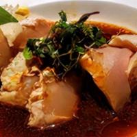 Unwritten Law-Bacore · seared albacore sashimi sauteed in jalapeno garlic ponzu