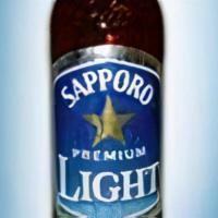 Sapporo “Light” · 3.9% abv, 12oz bottle