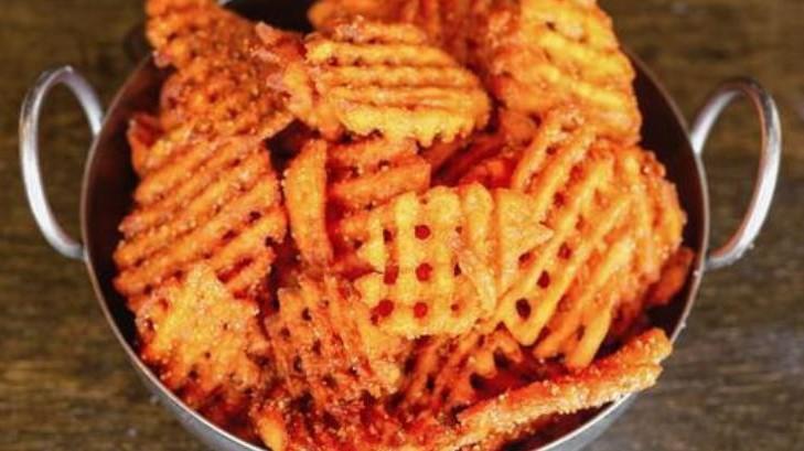 Sweet Potato Waffle Fries · 