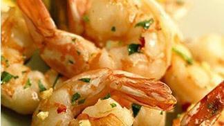 Garlic Shrimp · Delicately spiced shrimp cooked in a garlic sauce.