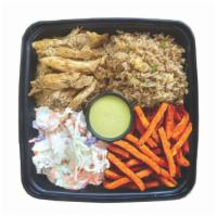 Chicken Bowl Regular · Served with 3 sides of your choice