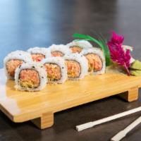 Spicy Crab Roll (8Pc) · With crunchy.