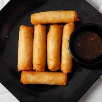 Egg Rolls (6) · Deep fried with sweet and sour.