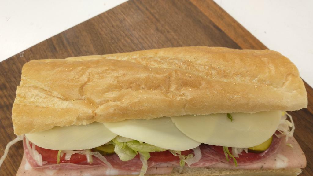 Italian (Medium) · Mortadella, genoa salami, provolone cheese