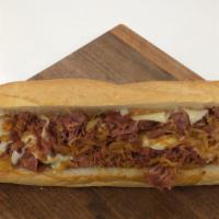 Pastrami Reuben (Large) · Pastrami, sauerkraut, thousand island dressing, Swiss cheese