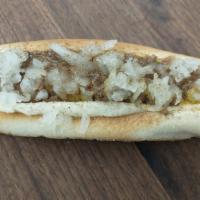 Hot Wieners · Served All The Way with mustard, meat sauce, onion, and celery salt