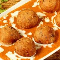 Malai Kofta Curry · Potato, corn flour, garam masala, cashew nuts, green Veggie balls