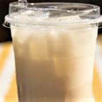 Horchata · Made with cane sugar.