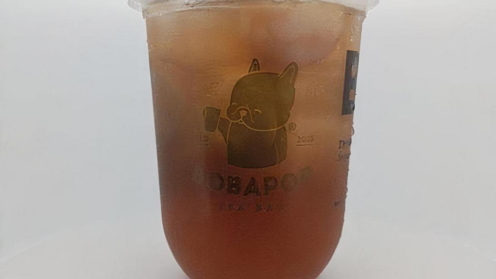 Lychee Roasted Oolong Tea · Roasted Oolong is a strong fragrant tea and compliments perfectly with the naturally sweet lychee fruit. Comes with lychee fruit bit. Lychees have been enjoyed since the 11th century and may relieve minor coughing and minor abdominal pain.