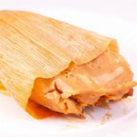 Chicken Tamales · The pride and joy of Rancho bravo, handmade chicken tamales.