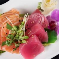 Sake (Sashimi) · Fresh salmon - 8 pieces.