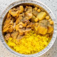 Curry Chicken Meal · All chicken dishes are Fresh never frozen chicken from baffoni poultry farm.