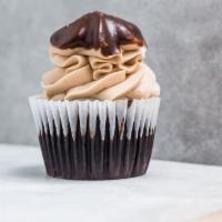 Chocolate Salted Caramel · Dark chocolate cake filled with salted caramel, topped with a swirl of caramel buttercream, ...