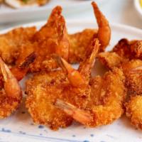 Fried Shrimp (8Pc) 炸虾配薯条 · 