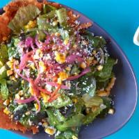 Baja Caesar · Breen & Dragoon Romaine lettuce, queso fresco, corn, tortilla strips, jalapeño- cilantro cae...