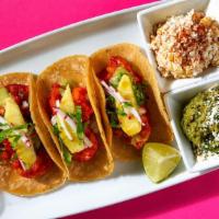 Make It A Taco Plate · choose 3 tacos and 2 sides